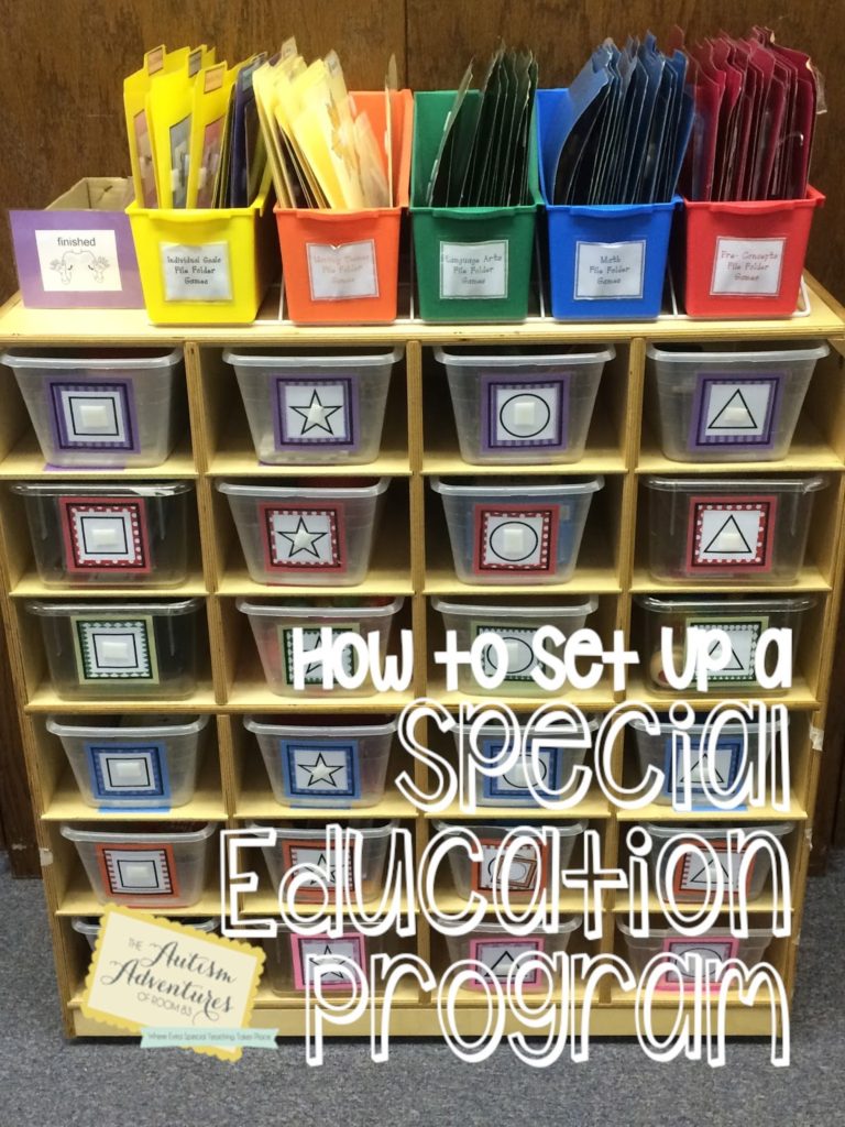 August Task Boxes for Special Education