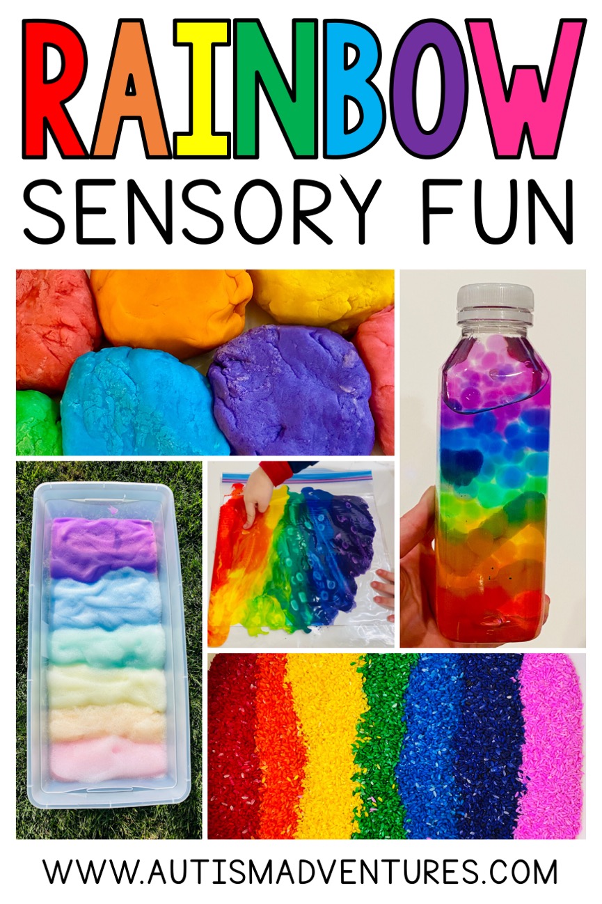 Rainbow Sensory Fun! - Autism Adventures