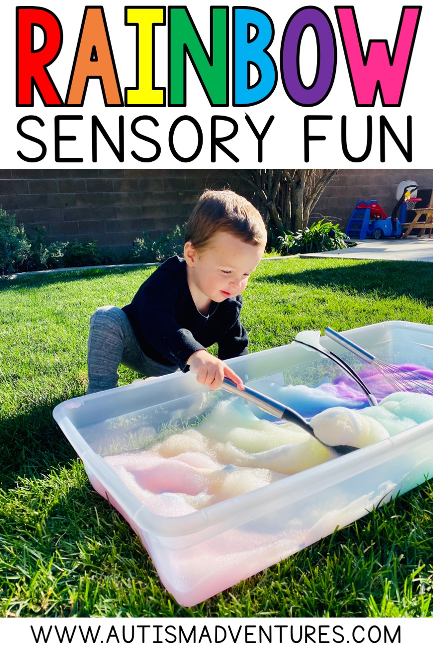 Rainbow Sensory Fun! » Autism Adventures