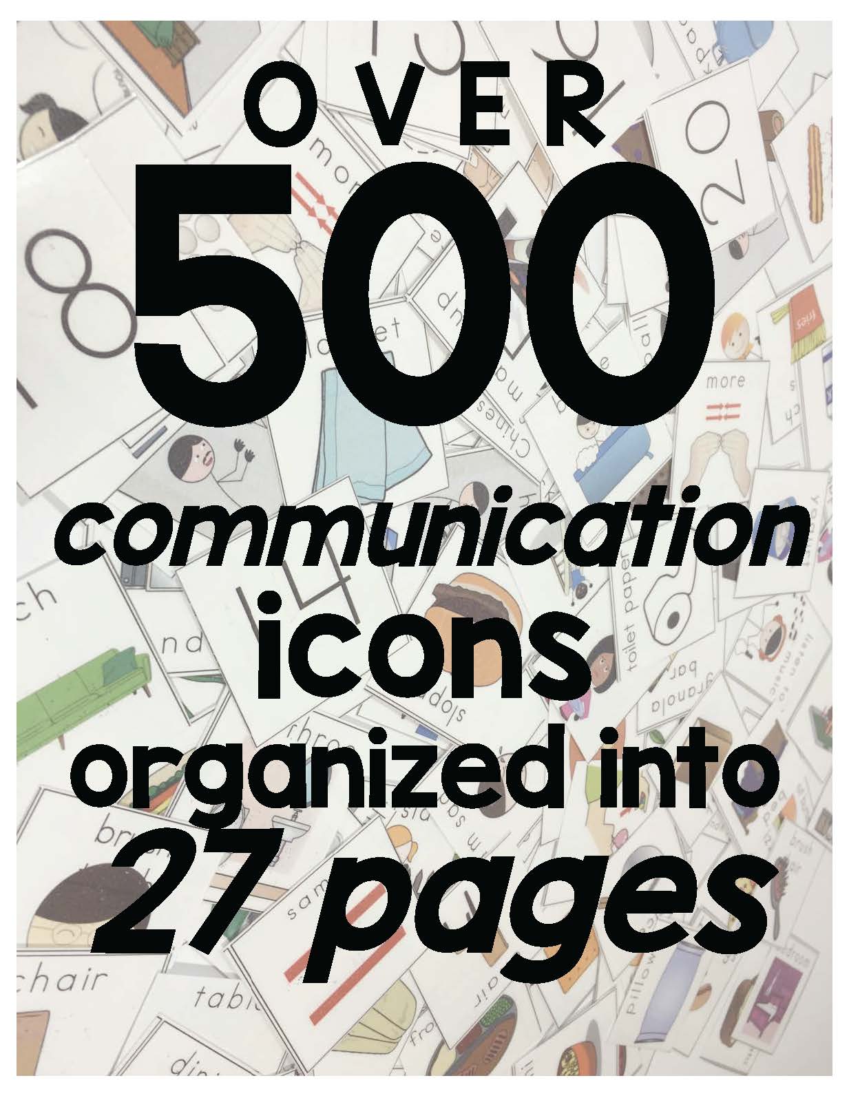 Communication Book/Board Starter Kit- For Student's With Special Needs