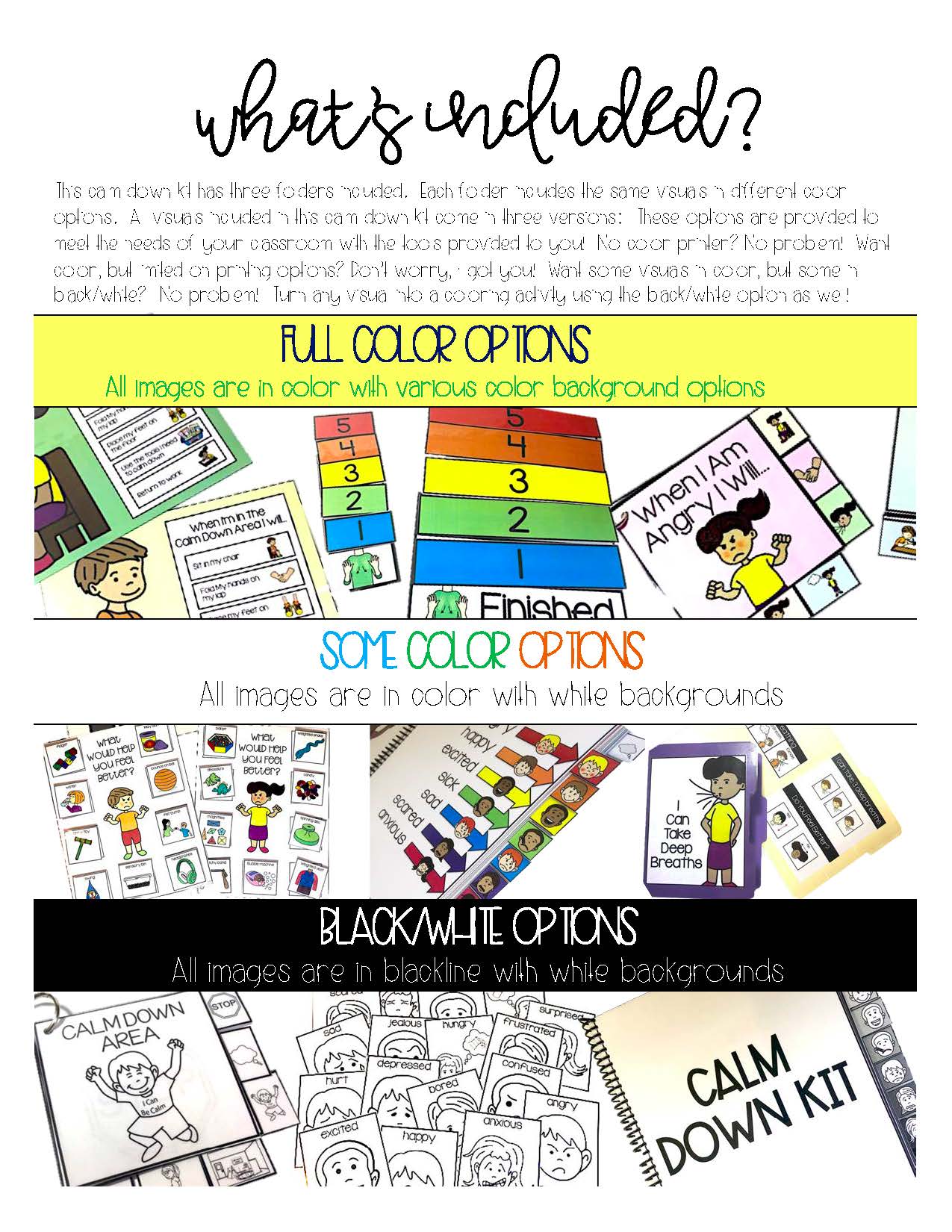 Calm Down Kits in the Classroom - Autism Adventures