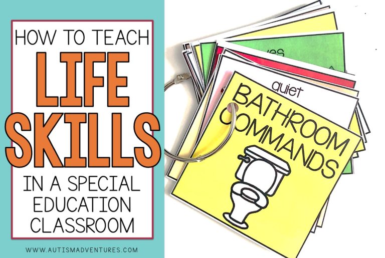 How to Teach Life Skills in a Special Education Classroom