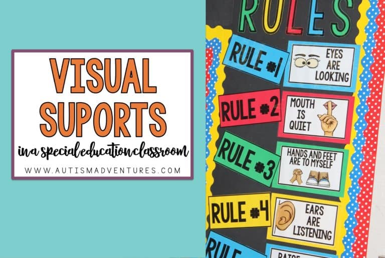 The Best Visual Supports for a Special Education Classroom