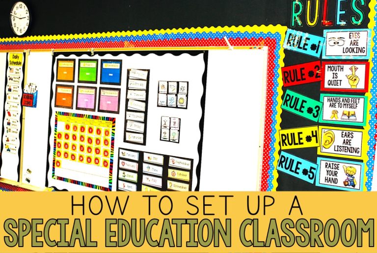 How to Set Up A Special Education Classroom